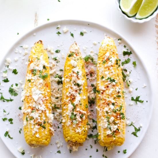 Mexican Street Corn (Elotes) - Recipe photo by littlespicejar