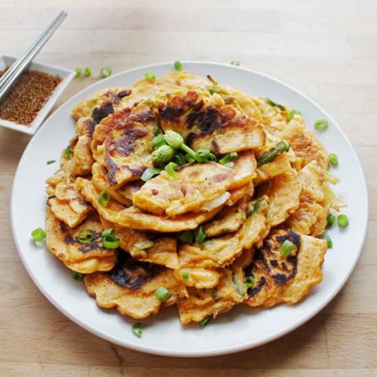 Kimchi Pajeon – Korean Pancake - Recipe photo by northwestworkshop