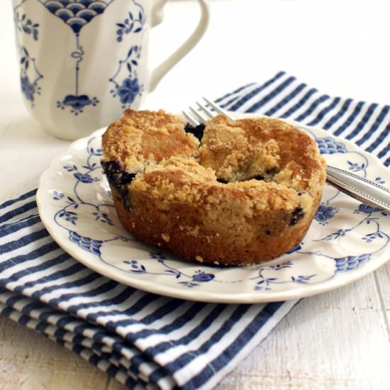 Mini Blueberry Coffee Cakes - Recipe photo by feedme_imhungry