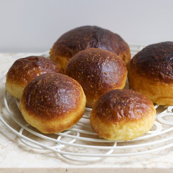 Brioche Buns - Recipe photo by JoJoNookAndCranny