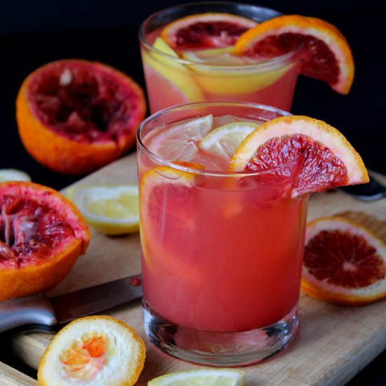 Blood Orange Lemonade - Recipe photo by emilyssweetindulgence