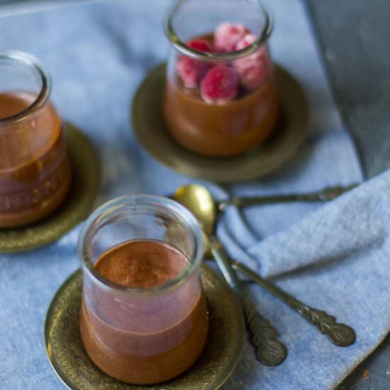 Salt Caramel Chocolate Mousse - Recipe photo by lunchforone