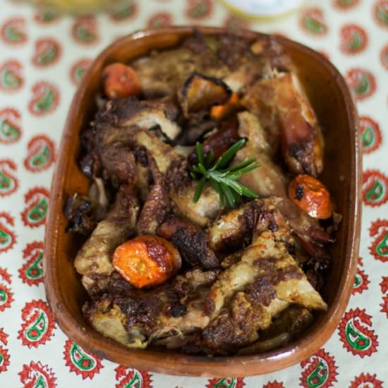 Shoulder Goat with Mustard - Recipe photo by Flobonneschoses