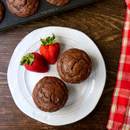 Double Chocolate Muffins - Recipe photo by mybaconwrappedlife