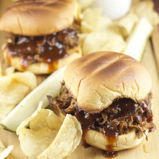 Slow Cooker Pulled BBQ Beef - Recipe photo by tiffanybendayan