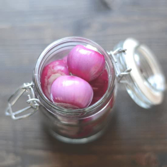 Indian Style Pickled Onions - Recipe photo by notacurry.com