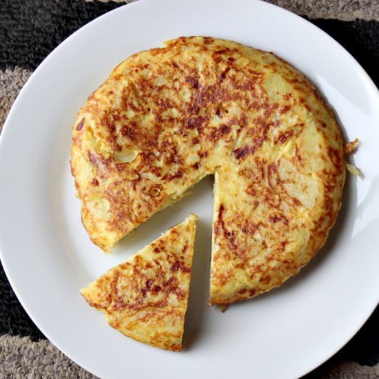 Spanish Tortilla - Recipe photo by The Gumdrop Button