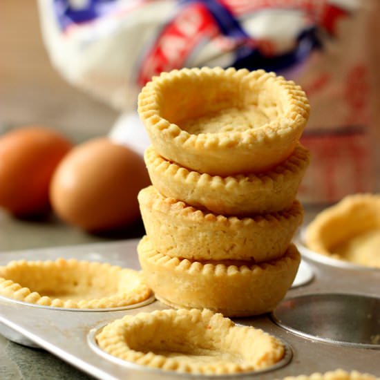 Basic Tartlet Shell 基本挞壳 - Recipe photo by theinformalchef