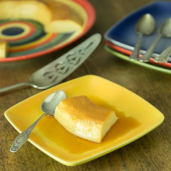 No Bake Flan - Recipe photo by Ethnic Spoon