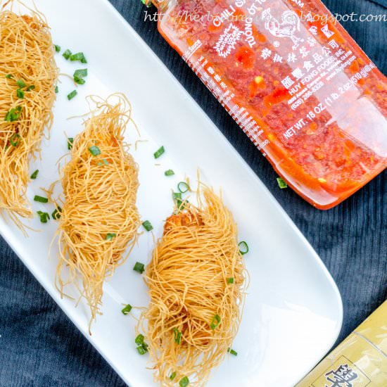 Crispy Thread Paneer - Recipe photo by Herbivore Cucina