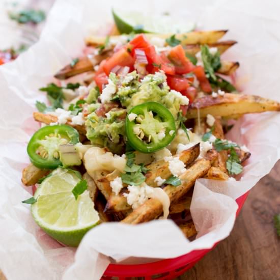 Loaded Mexican Fries - Recipe photo by ChefSavvy