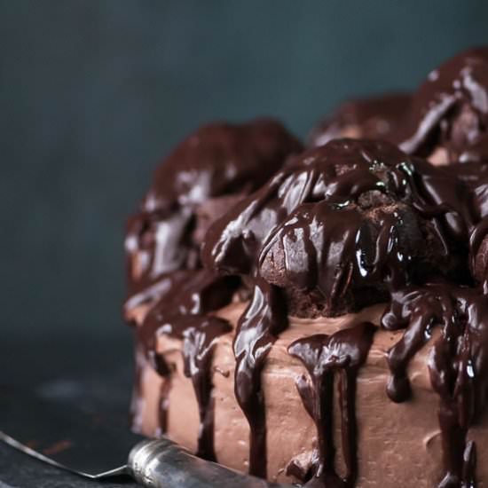 Chocolate ‘Eclair' Cake - Recipe photo by hungryrabbitnyc