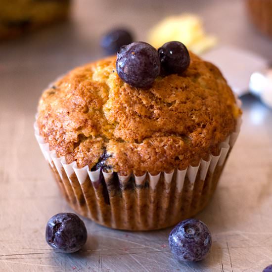 Blueberry and Banana Muffins - Recipe photo by Aninas Recipes