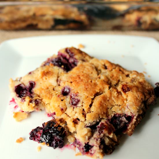Blackberry Crumble Dump Cake - Recipe photo by blackberrybabe
