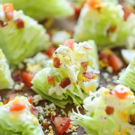Mini BLT Wedge Salads - Recipe photo by damndelicious
