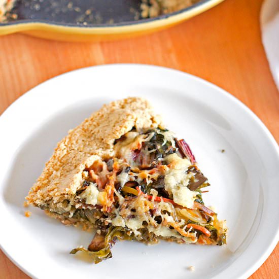 Swiss Chard & Mushroom Galette - Recipe photo by itbakesmehappy
