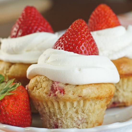 Strawberry Shortcake Muffins - Recipe photo by bluegrassbites