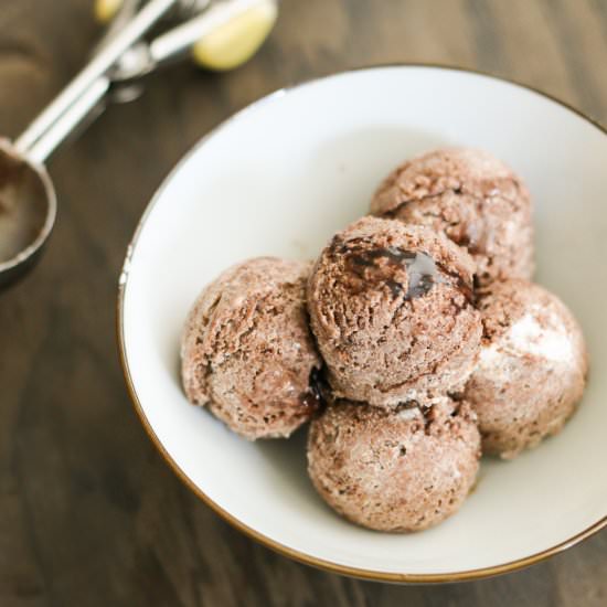 Chocolate Cake, Marshmallow & Fudge - Recipe photo by milkandcardamom