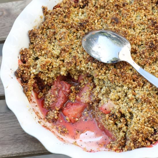 Strawberry Poppy Seed Crisp - Recipe photo by Food Gal