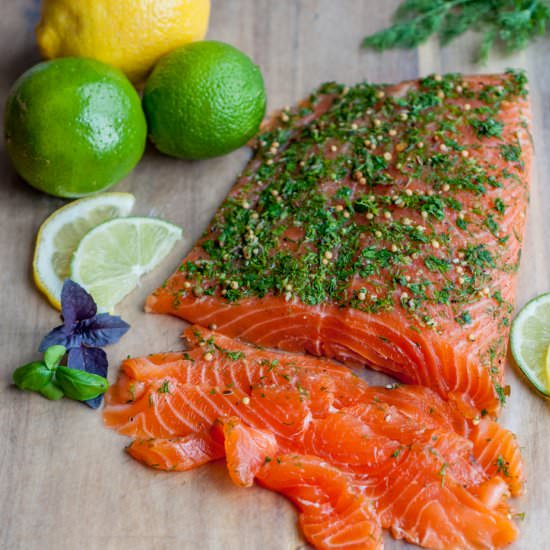 Salmon Gravlax - Recipe photo by Gastro Senses