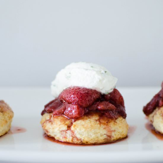 Roasted Strawberry Shortcakes - Recipe photo by kenanhill