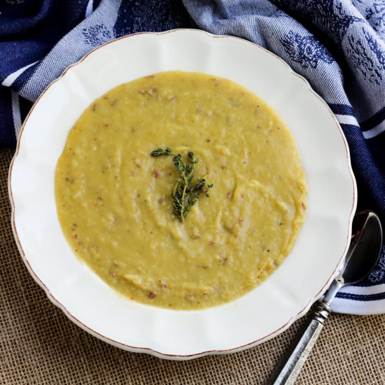 Vegan Potato Leek Soup - Recipe photo by stephinthyme