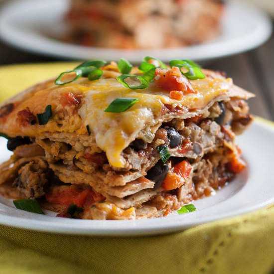 Mexican Lasagna - Recipe photo by kimshealthyeats