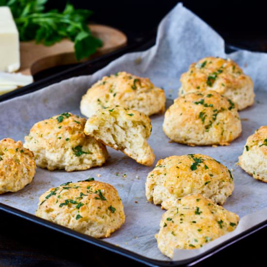 Cheddar Biscuits - Recipe photo by Home Cooking Adventure