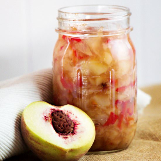 White Peach and Chilli Chutney - Recipe photo by thepinkdumpling