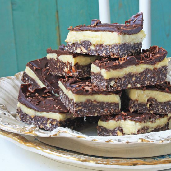 Nanaimo Bars - Recipe photo by fromthelarder