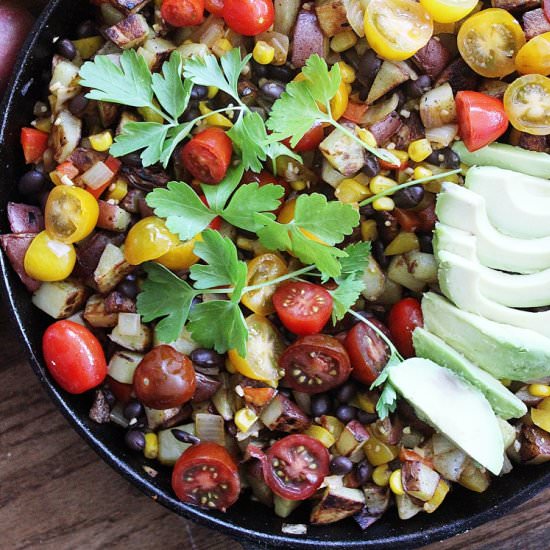 Potato and Veggie Hash - Recipe photo by DorasDailyDish