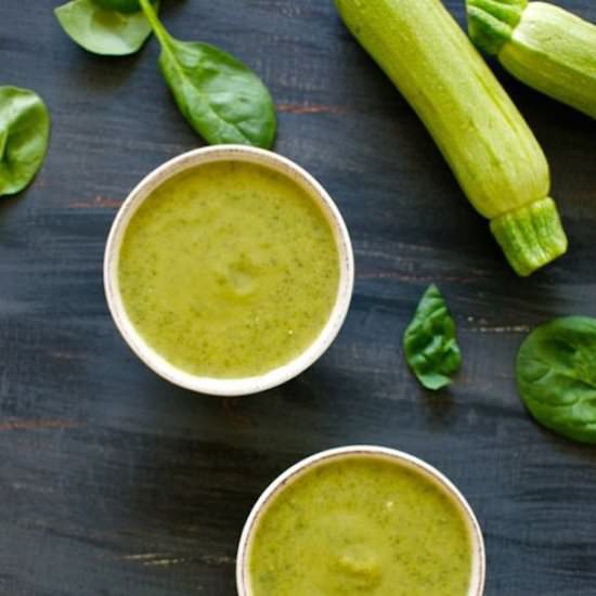 Vegan Cream of Zucchini Soup - Recipe photo by eatingmadeeasy
