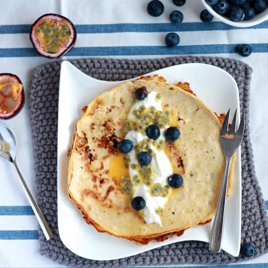 Coconut Flour Pancakes - Recipe photo by Raspberrysue