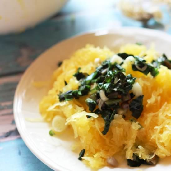 Crunchy Spaghetti Squash Salad - Recipe photo by JessicaTom