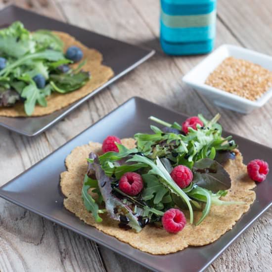 Vegan Flaxseed Paleo Tortillas - Recipe photo by OhTheThingsWellMake