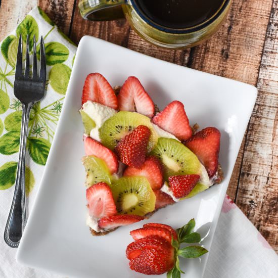 Raw Strawberry Tart - Recipe photo by gardenfreshfoodie