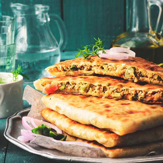 Mutabbak - Recipe photo by cubesnjuliennes