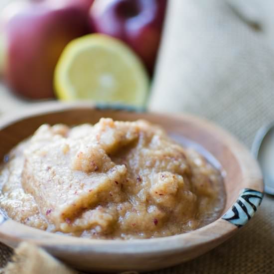 3-Ingredient Raw Applesauce - Recipe photo by ediblyeducated