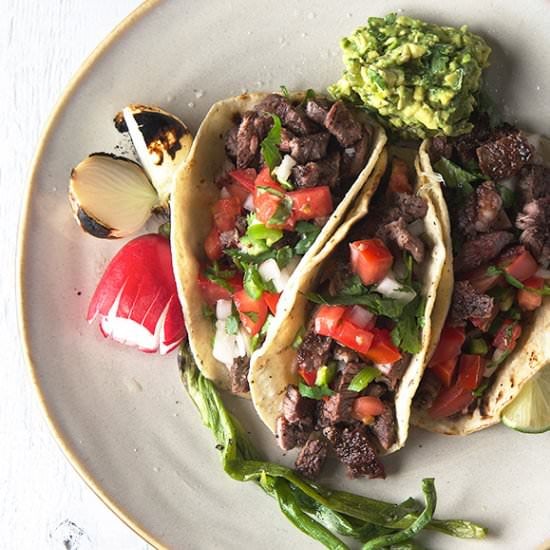 Carne Asada Tacos Mexican Style - Recipe photo by Yes more please