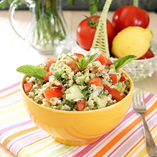 Greek Style Tabbouleh - Recipe photo by culinaryflavors