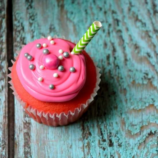Pink Lemonade Cupcakes - Recipe photo by savoryexperiments