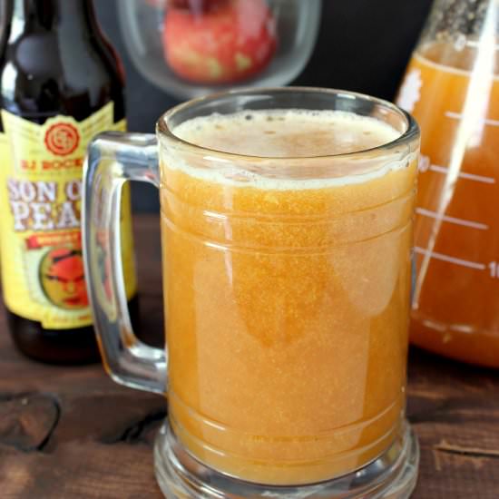 Peach Beermosa Beer Cocktail - Recipe photo by tastefullyeclectic