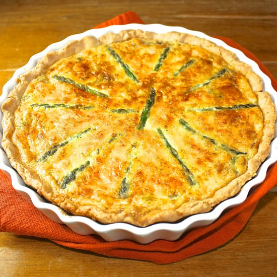 Asparagus and Onion Quiche - Recipe photo by marilenaskitchen