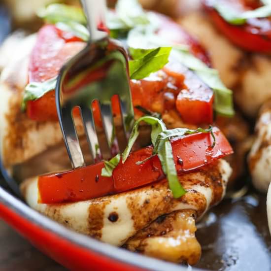 Baked Caprese Chicken - Recipe photo by damndelicious