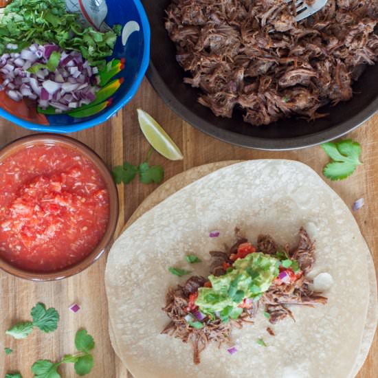 Beef Barbacoa Tacos - Recipe photo by Gastro Senses