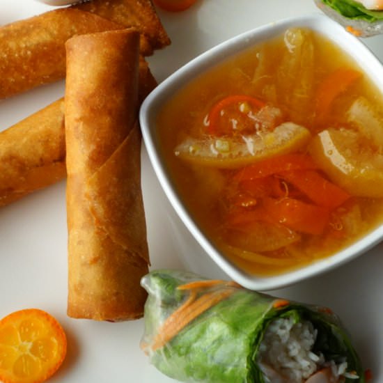 Kumquat-Lemon Dipping Sauce - Recipe photo by AllThatCooking