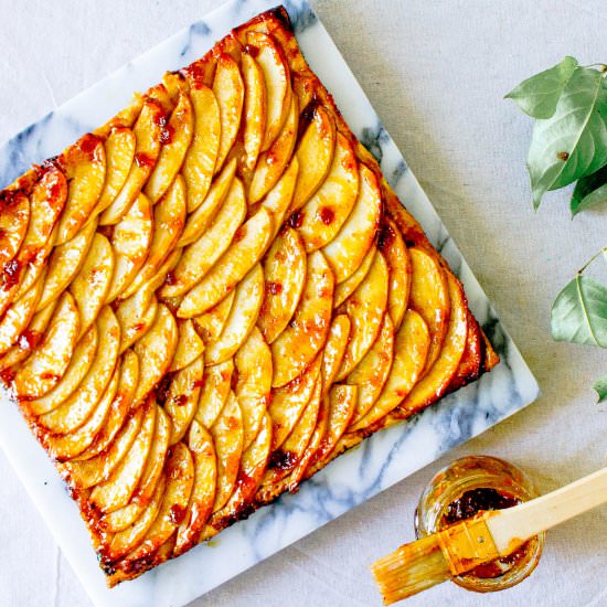 French Apple Tart - Recipe photo by monpetitfour