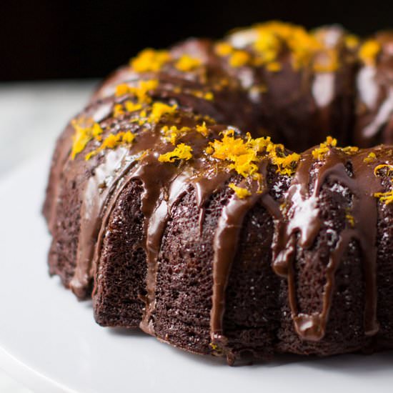 Chocolate Orange Bundt Cake - Recipe photo by Stiers Aesthetic