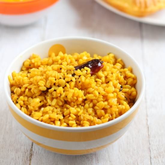 Sookhi Moong Dal Recipe - Recipe photo by werecipes