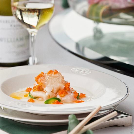 Poached Lobster with Bird’s Nest - Recipe photo by foodnchef